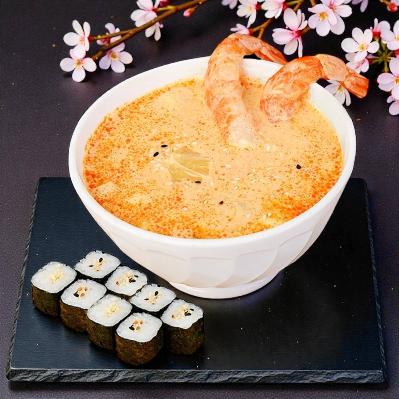 Том ям с креветкой